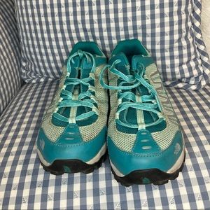 Blue North Face Kids Hiking Boots